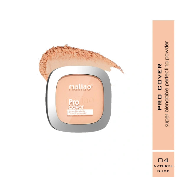 Maliao Pro Cover Super-Blendable Perfecting Compact Powder - Seamless Perfection for Every Skin Tone